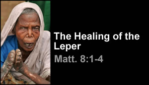 audio icon matthew 8 vs 1-4 healing of the leper
